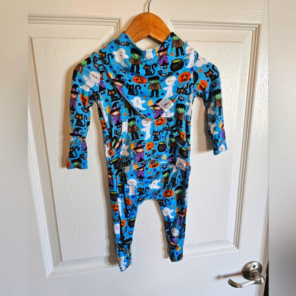 MONSTER MASH Ready Set HALLOWEEN BAMBOO Romper+bib